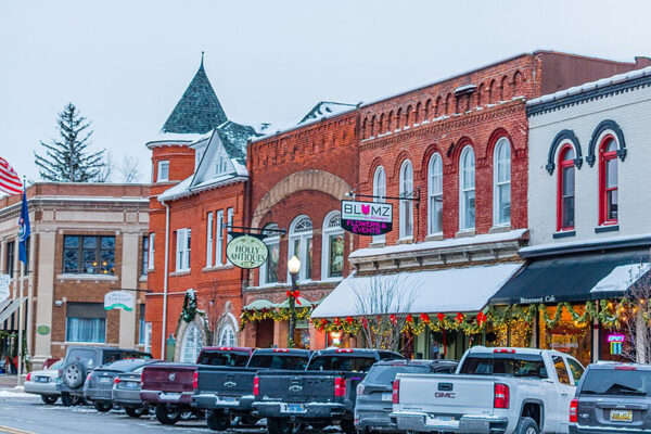 Retail shop on Saginaw Street in downtown Holly, MI